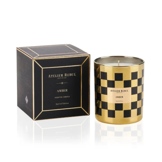 Bougie parfumée Amber – Édition spéciale, ambiance chaleureuse et élégante 210